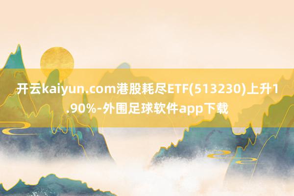 开云kaiyun.com港股耗尽ETF(513230)上升1.90%-外围足球软件app下载